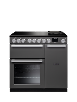 Rangemaster Nexus 90cm Electric Range Cooker with Induction Hob, Slate