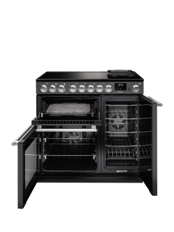 Rangemaster Nexus 90cm Electric Range Cooker with Induction Hob - view 2, Slate