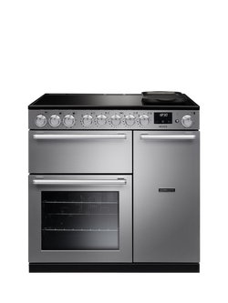 Rangemaster Nexus 90cm Electric Range Cooker with Induction Hob, Stainless Steel