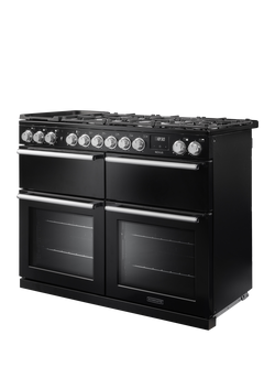 Rangemaster Nexus 110cm Dual Fuel Range Cooker with Gas Hob - view 2, Charcoal Black