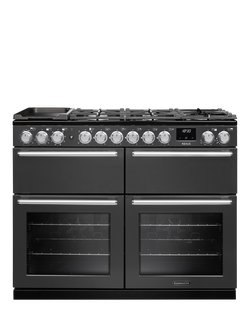 Rangemaster Nexus 110cm Dual Fuel Range Cooker with Gas Hob, Slate