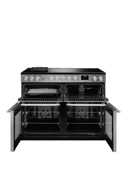 Rangemaster Nexus NEXB110EISTST/CM1 110cm Electric Range Cooker with Induction Hob, Stainless Steel - view 2, Stainless Steel