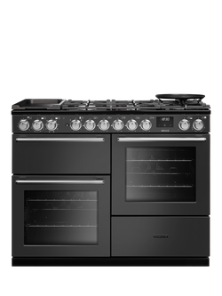 Rangemaster Nexus 110cm Dual Fuel Range Cooker with Gas Hob, Slate