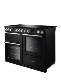 Rangemaster Nexus 110cm Electric Range Cooker with Induction Hob - view 2, Charcoal Black