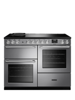 Rangemaster Nexus 110cm Electric Range Cooker with Induction Hob, Stainless Steel