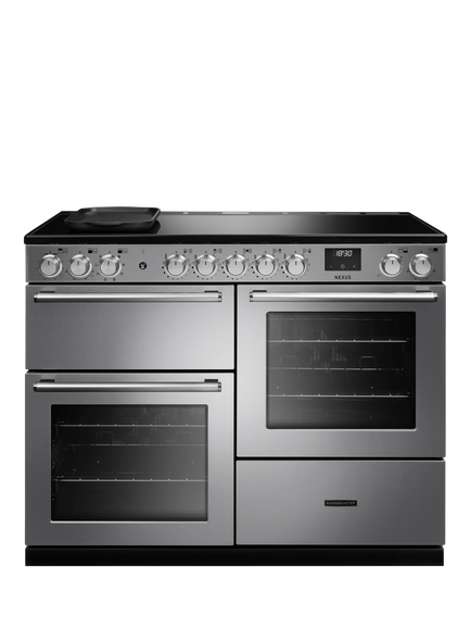 Rangemaster Nexus 110cm Electric Range Cooker with Induction Hob, Stainless Steel
