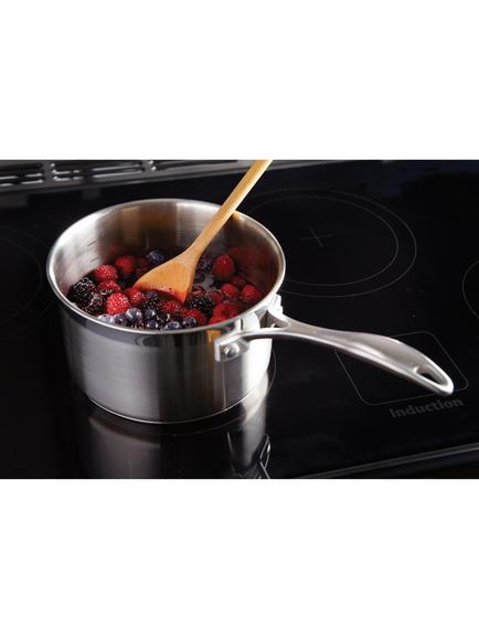 Rangemaster Classic CL100EIPBOR/CM1 Electric Range Cooker with Induction Hob - view 2, Bordeaux