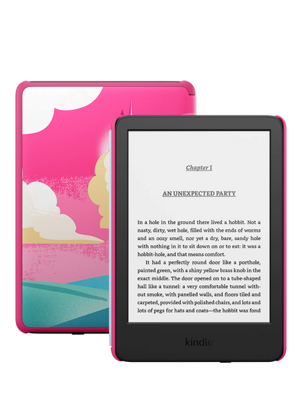 Amazon Kindle Kids Edition (2024) eReader, 6” High Resolution Illuminated Touch Screen, 16GB, Unicorn Valley