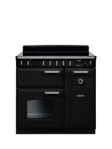 Rangemaster Classic CL90EIPMSB/CM1 90cm Electric Range Cooker with Induction Hob, Black
