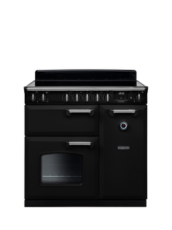 Rangemaster Classic CL90EIPMSB/CM1 90cm Electric Range Cooker with Induction Hob, Black