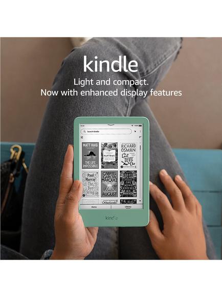 Amazon Kindle (2024) eReader, 6” High Resolution Illuminated Touch Screen, 16GB - view 2, Matcha Green