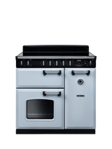 Rangemaster Classic CL90EIPMSB/CM1 90cm Electric Range Cooker with Induction Hob, Misty Blue