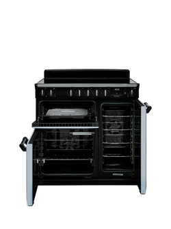 Rangemaster Classic CL90EIPMSB/CM1 90cm Electric Range Cooker with Induction Hob - view 2, Misty Blue