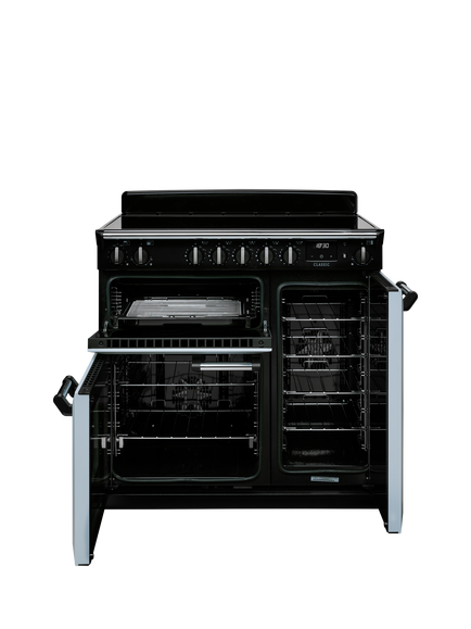 Rangemaster Classic CL90EIPMSB/CM1 90cm Electric Range Cooker with Induction Hob - view 2, Misty Blue