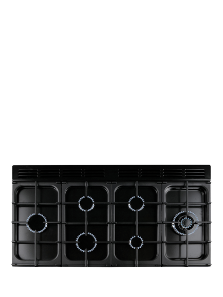 Rangemaster Classic CLO110DFPMSB/CM1 110cm Dual Fuel Range Cooker with Gas Hob - view 2, Bordeaux