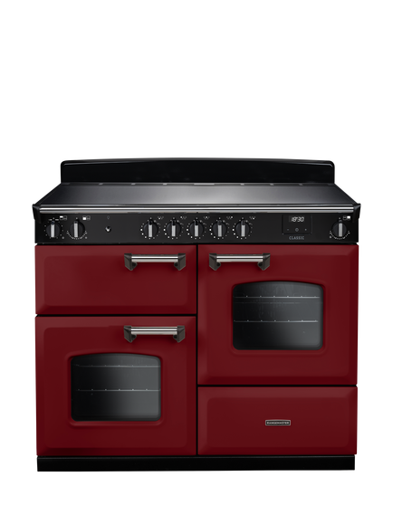 Rangemaster Classic CLO110EIPMSB/CM1 110cm Electric Range Cooker with Induction Hob, Bordeaux
