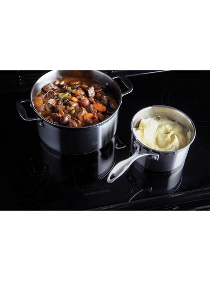 Rangemaster Classic CLO110EIPMSB/CM1 110cm Electric Range Cooker with Induction Hob - view 2, Misty Blue