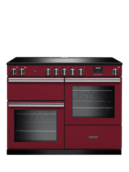 Rangemaster Professional + PRO110EIP 110cm Electric Range Cooker with Induction Hob, Bordeaux