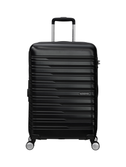 American Tourister Flashline 8-Wheel 67cm Expandable Medium Suitcase - view 2, Shadow Black