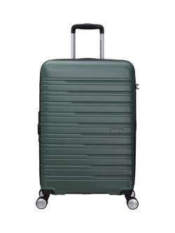 American Tourister Flashline 8-Wheel 67cm Expandable Medium Suitcase - view 2, Dark Forest