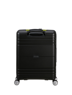 American Tourister Hello 4-Wheel 55cm Expandable Cabin Case, Black/Lime - view 2, Black/Lime