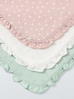 John Lewis Baby Fler Pontelle Dribble Bib, Pack of 3 - view 2, Multi
