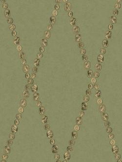 Cole & Son Cammei Wallpaper, Antique Gold Olive 123/4016