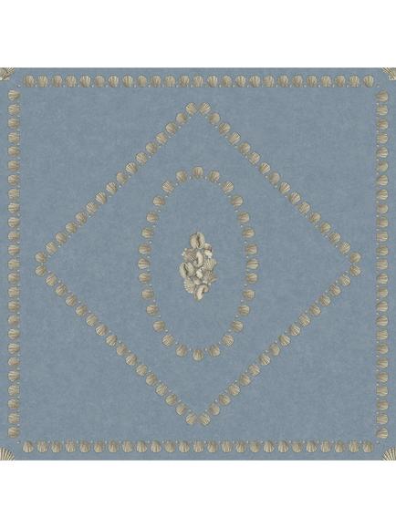 Cole & Son Conchiglie Wallpaper, Gilver On Denim 123/5022