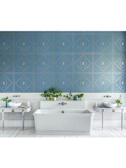 Cole & Son Conchiglie Wallpaper - view 2, Gilver On Denim 123/5022