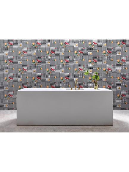 Cole & Son Frutta e Geometrico Wallpaper - view 2, Original