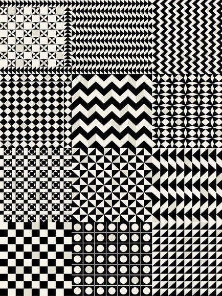 Cole & Son Geometrico Wallpaper, Black & White