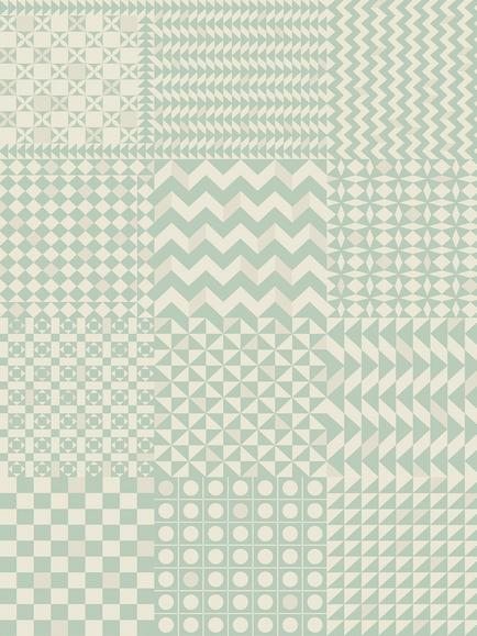 Cole & Son Geometrico Wallpaper, Pastel 123/7034