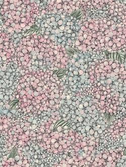Cole & Son Ortensia Wallpaper, Pink & Blue 123/9045