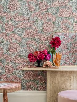 Cole & Son Ortensia Wallpaper - view 2, Pink & Blue 123/9045