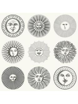 Cole & Son Soli Wallpaper, Black & White 123/1001