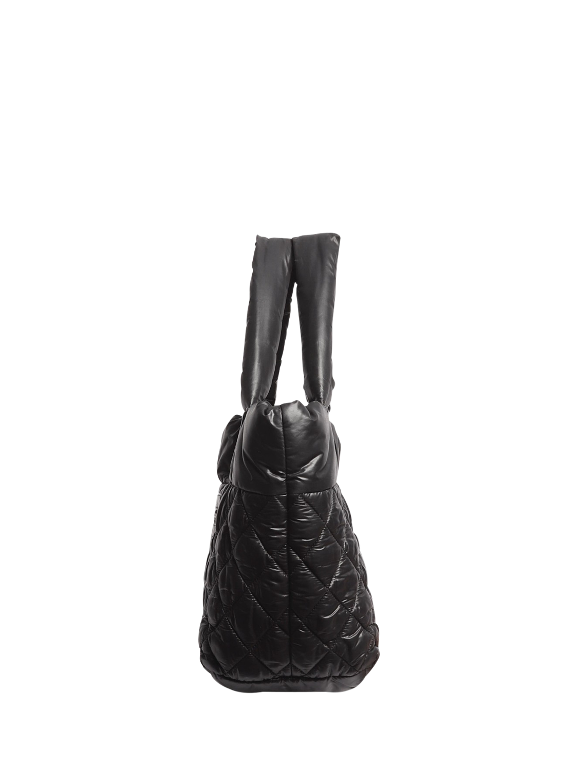 Product image 2 of 7, which shows Pre-loved CHANEL 2010 Coco Cocoon Medium Quilted Nylon Messenger Bag, Black