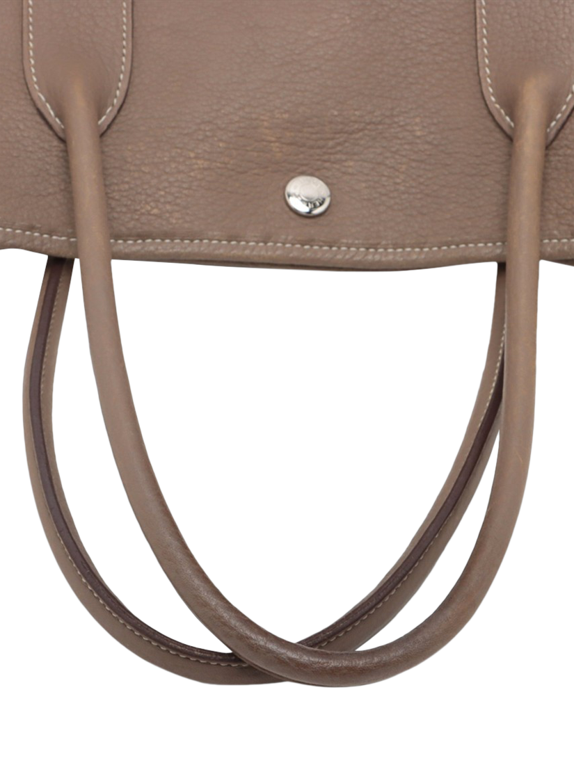 Product image 5 of 10, which shows Pre-loved Hermès 2008 Garden Party 36 PM Negonda Leather Etoupe Bag, Brown