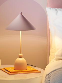 John Lewis Kids' Theo Table Lamp - view 2, Plaster Pink