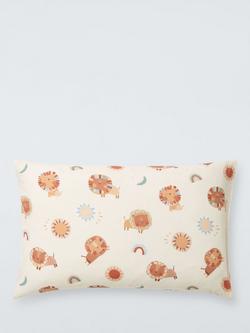 John Lewis Kids' Lions Weather Reversible Cotton Duvet Cover and Pillowcase Set - view 2, Multi