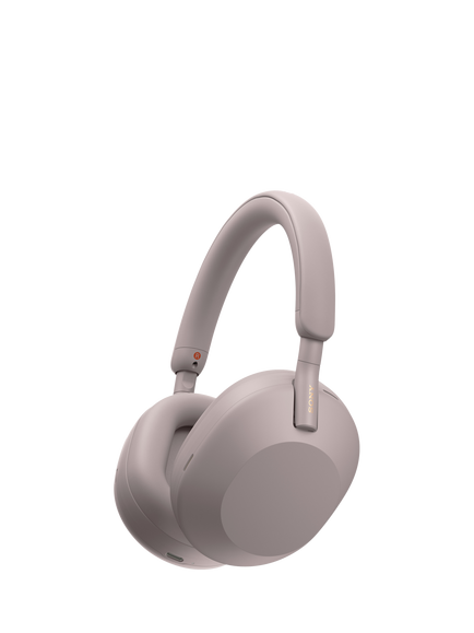 Sony WH-1000XM5 Noise Cancelling Wireless Bluetooth High Resolution Audio Over-Ear Headphones with Mic/Remote, Pink