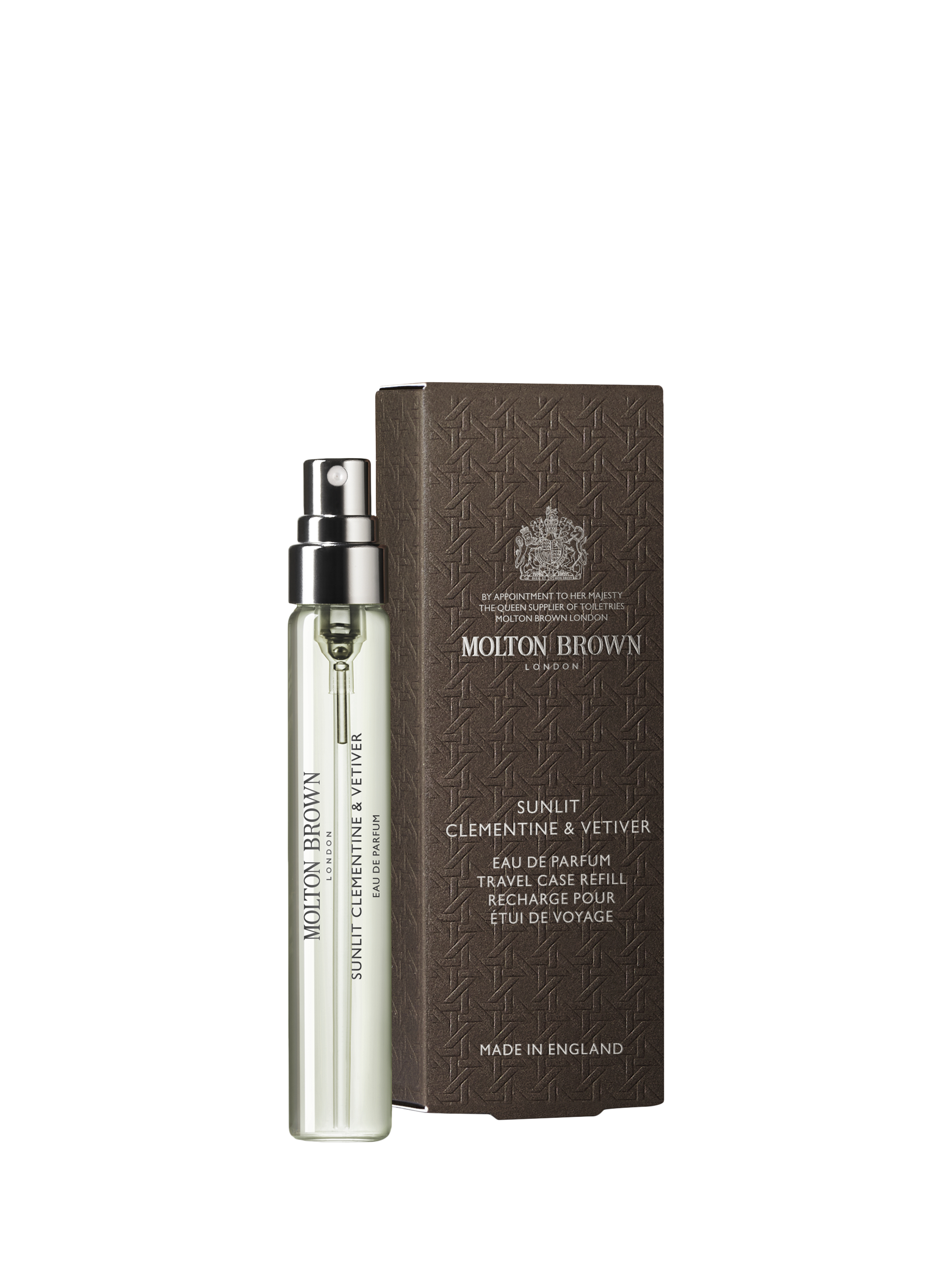 Molton Brown Sunlit Clementine & Vetiver Eau De Parfum Travel Case Refill, 7.5ml