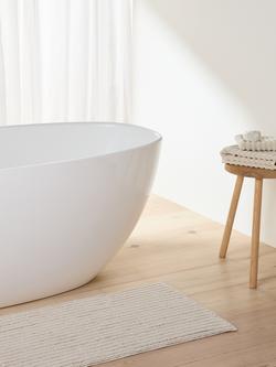 Bedfolk Plush Bath Mat, Fawn