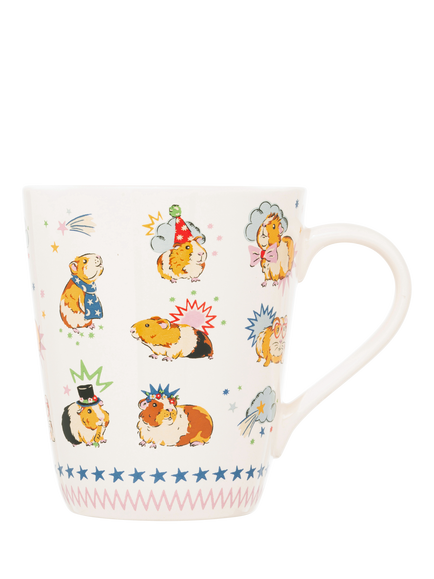 Cath Kidston Guinea Pig Party Stoneware Mug, 375ml, Multi
