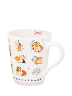 Cath Kidston Guinea Pig Party Stoneware Mug, 375ml - view 2, Multi