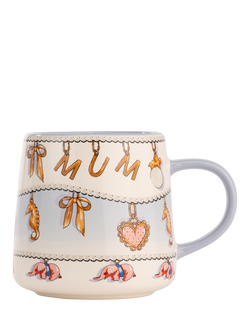 Cath Kidston Mum Charm Billie Stoneware Mug, 340ml, Multi