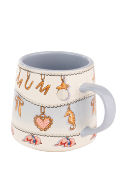 Cath Kidston Mum Charm Billie Stoneware Mug, 340ml - view 2, Multi