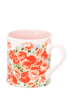Cath Kidston Roses Mollie Stoneware Mug, 275ml, Red - view 2, Multi