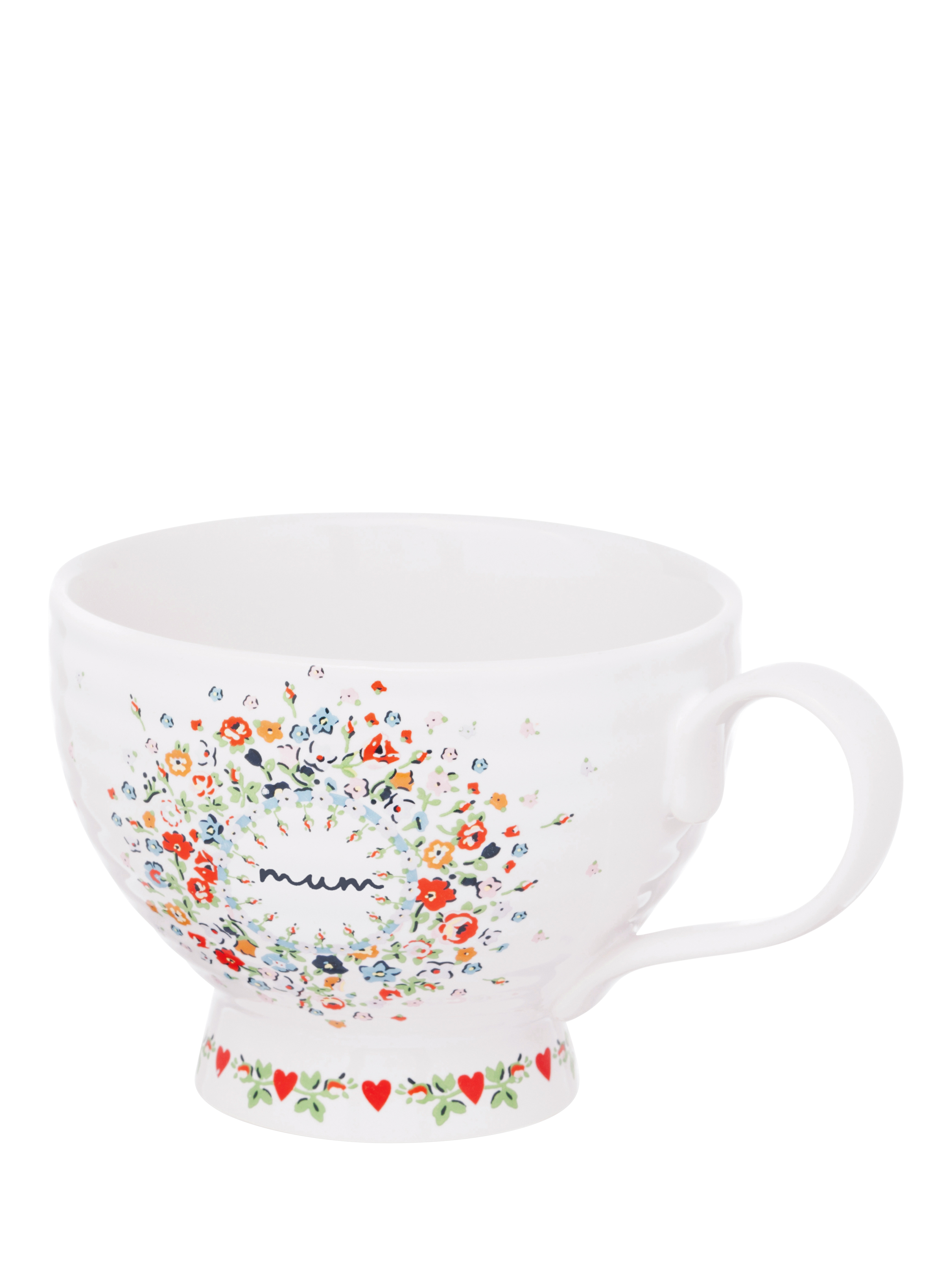 Cath Kidston Harmony Ditsy Mum Hug Stoneware Mug, 340ml