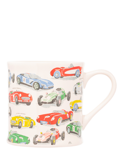 Cath Kidston Vintage Cars Mollie Stoneware Mug, 275ml, Multi
