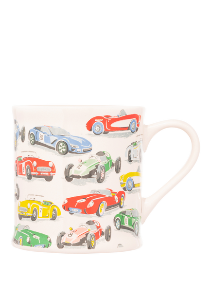 Cath Kidston Vintage Cars Mollie Stoneware Mug, 275ml, Multi